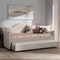 Baxton Studio Perry Modern Light Beige Daybed with Trundle 141-7929 - alternate 10
